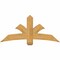 Ekena Millwork Davenport Rough Sawn Timber Gable Bracket, Western Red Cedar, 60"W x 27"H x 6"D x 6"F, 11/12 Pitch GBW060X27X0606DAV00RWR - alternate 1